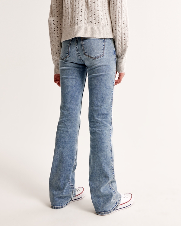 low rise bootcut jeans