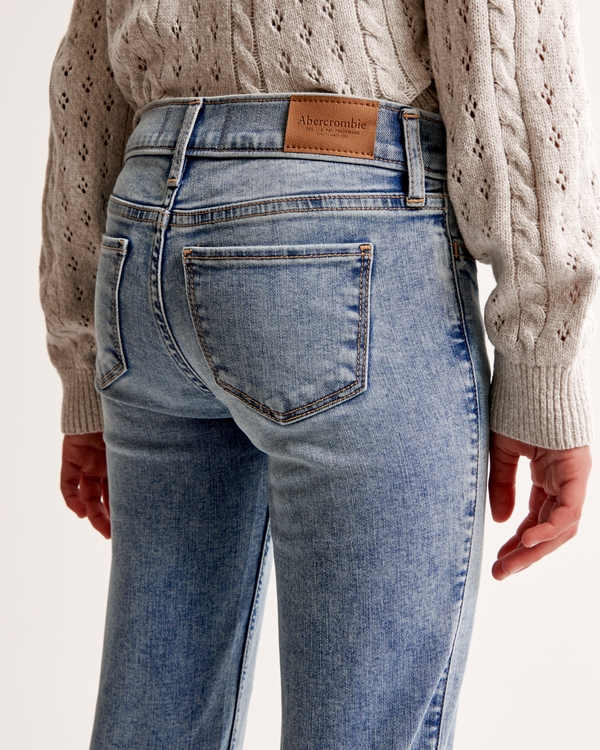 low rise bootcut jeans