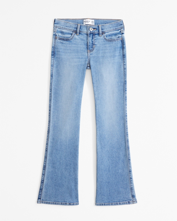 low rise bootcut jeans, Light Wash