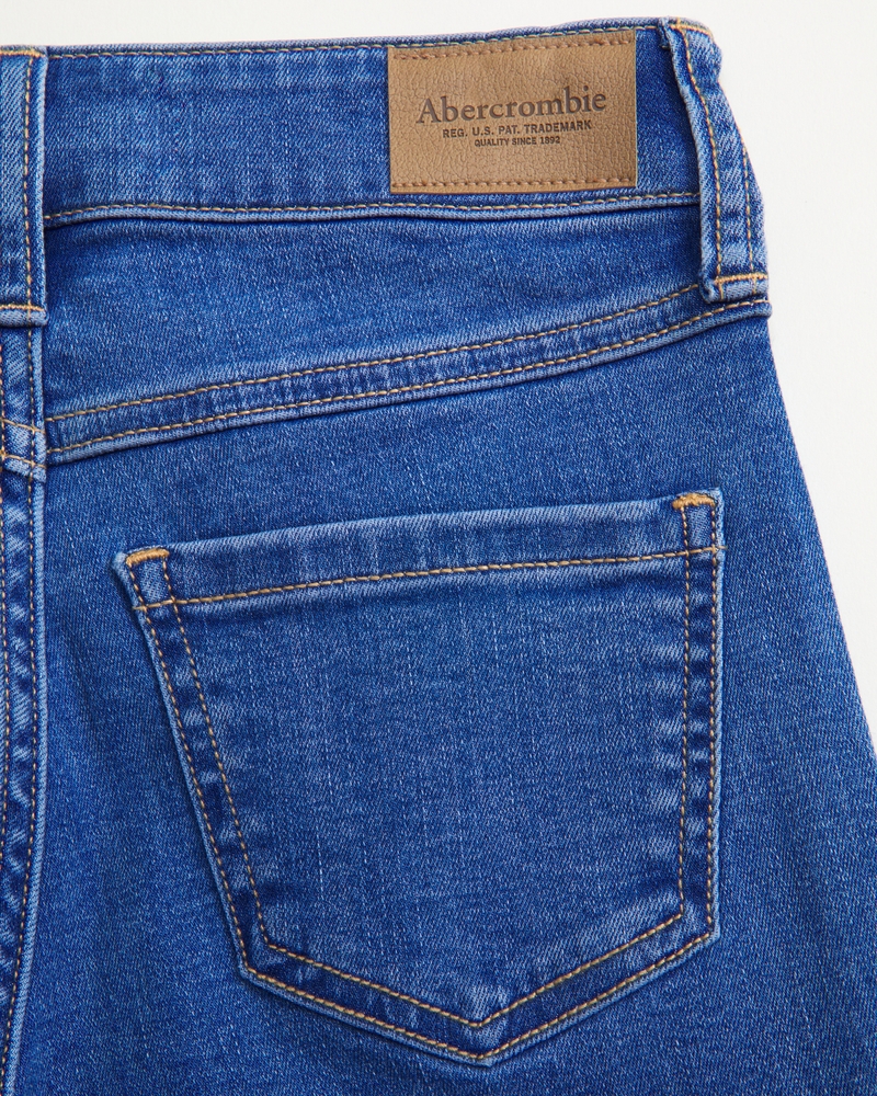high rise wide leg jeans