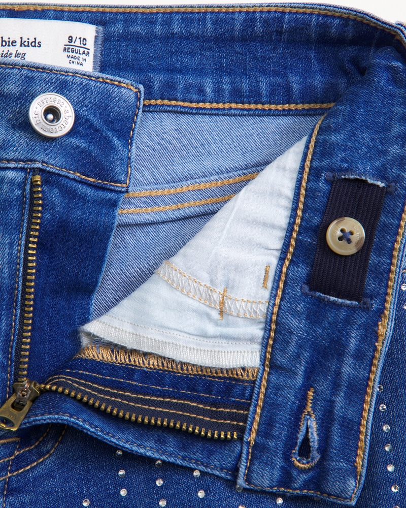 high rise wide leg jeans