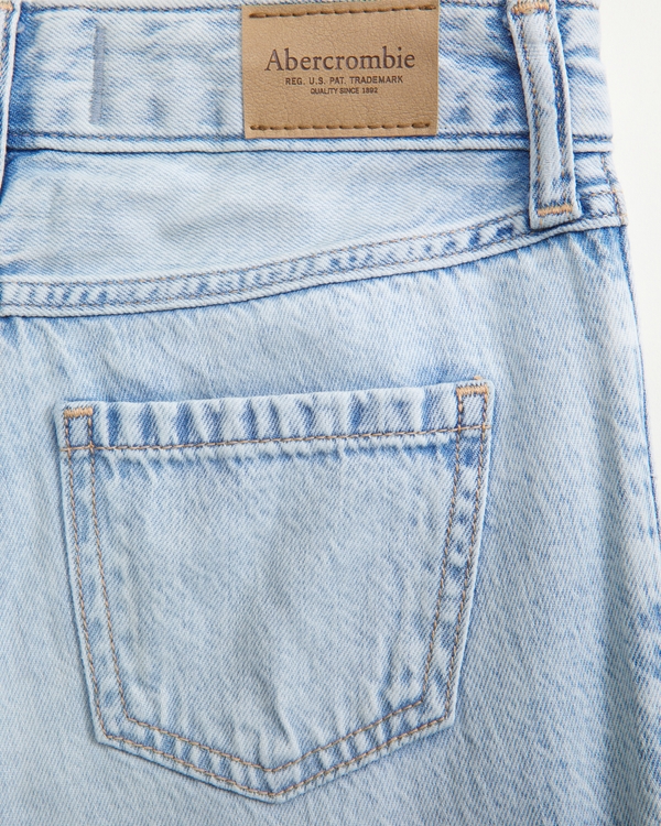 lightweight high rise ultra wide leg jeans, Light Wash view 2
