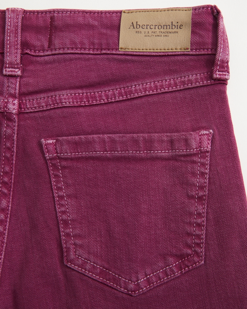 high rise wide leg jeans