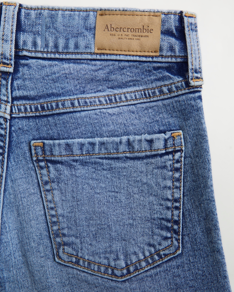high rise wide leg jeans