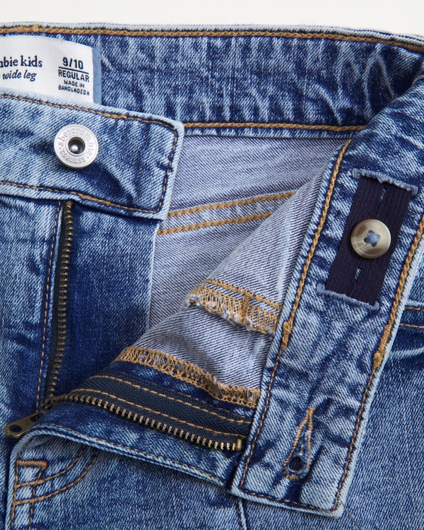 high rise wide leg jeans