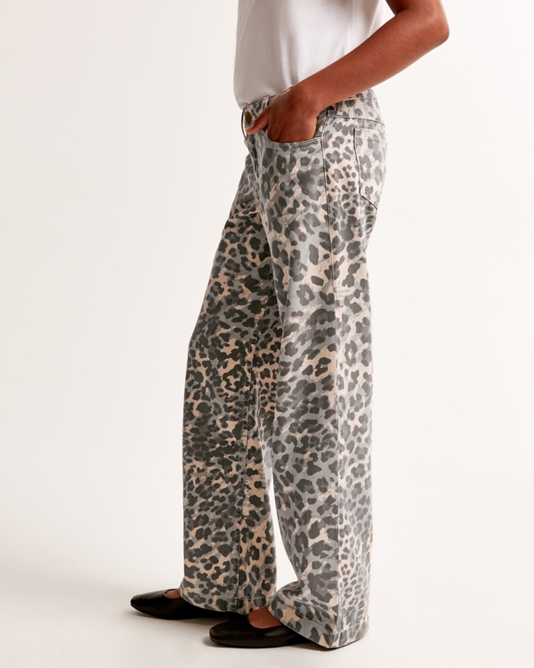 lightweight low rise baggy jeans