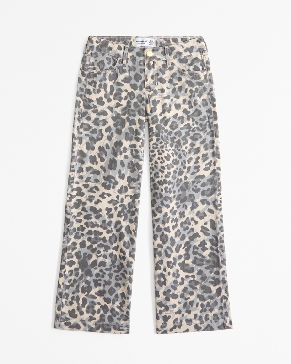 lightweight low rise baggy jeans, Brown Pattern view 2