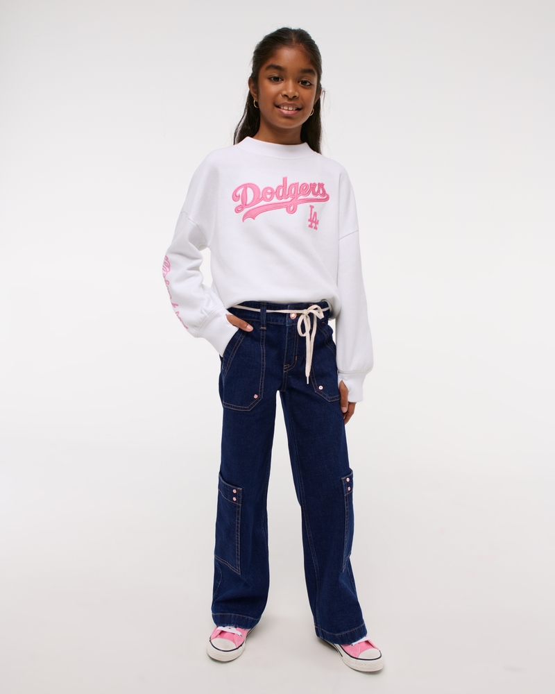 high rise wide leg jeans