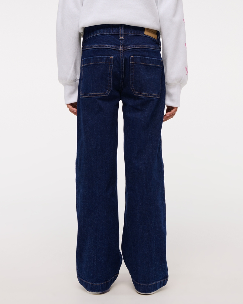high rise wide leg jeans