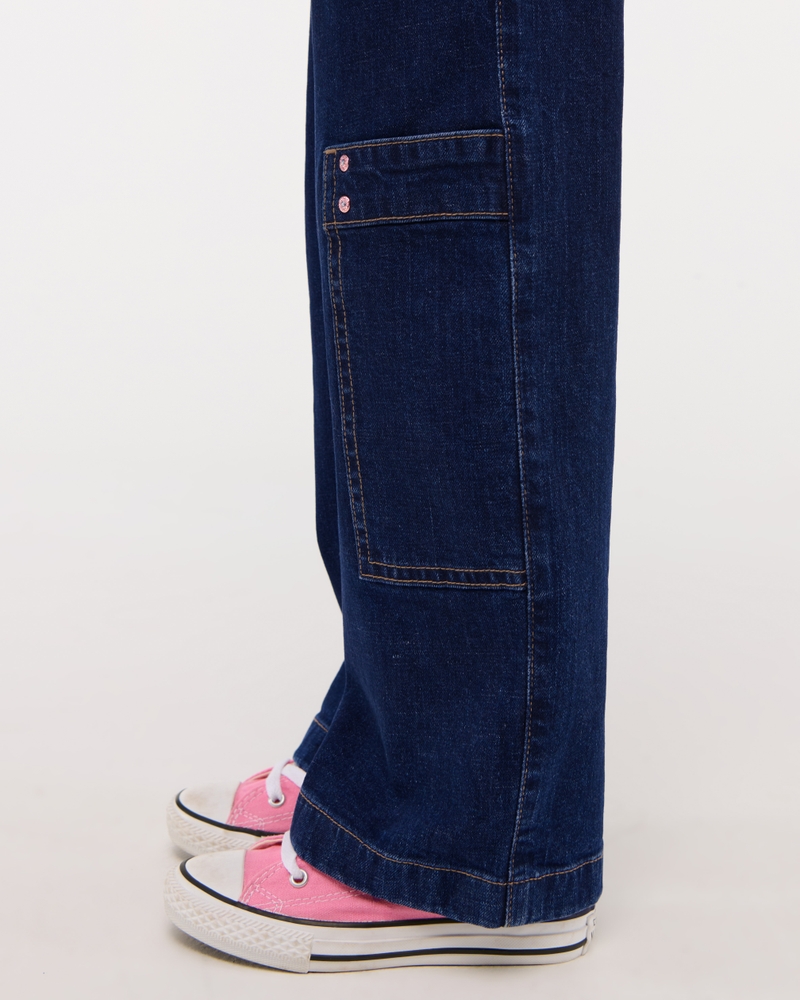 high rise wide leg jeans