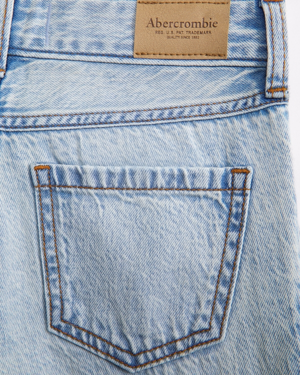 lightweight high rise ultra wide leg jeans