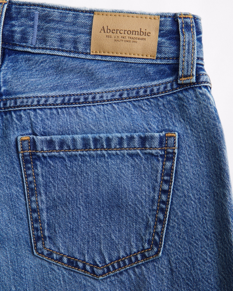 lightweight high rise ultra wide leg jeans