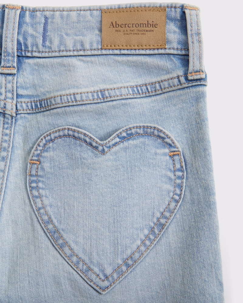 high rise wide leg jeans