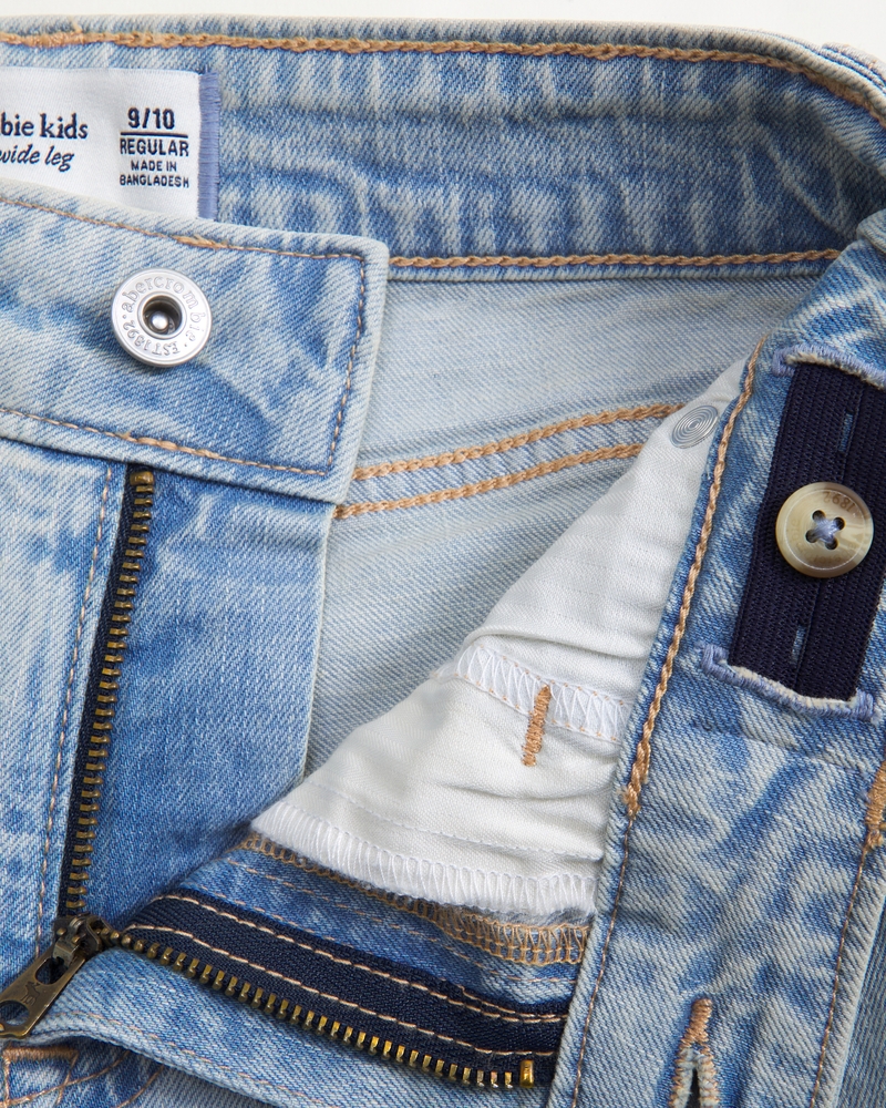 high rise wide leg jeans