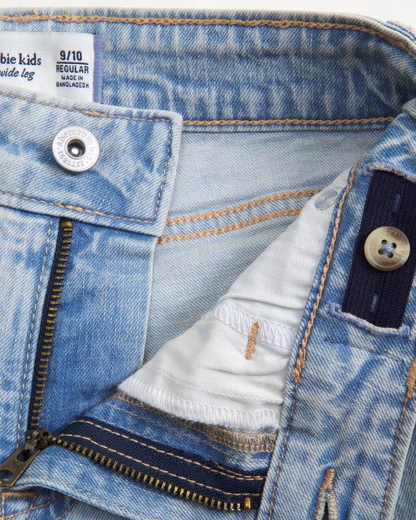 high rise wide leg jeans