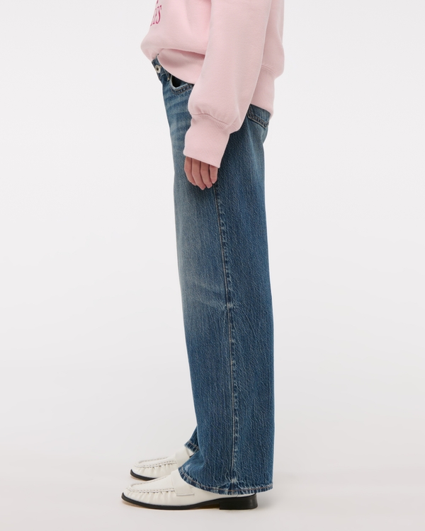 lightweight low rise baggy jeans