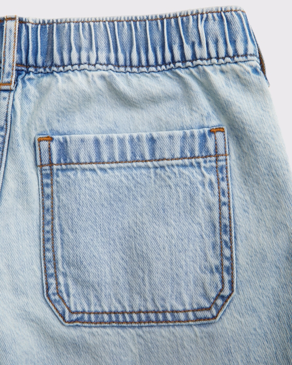 low rise baggy jeans, Light Wash view 2