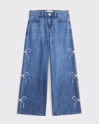 High Rise Jeans mit sehr weitem Bein