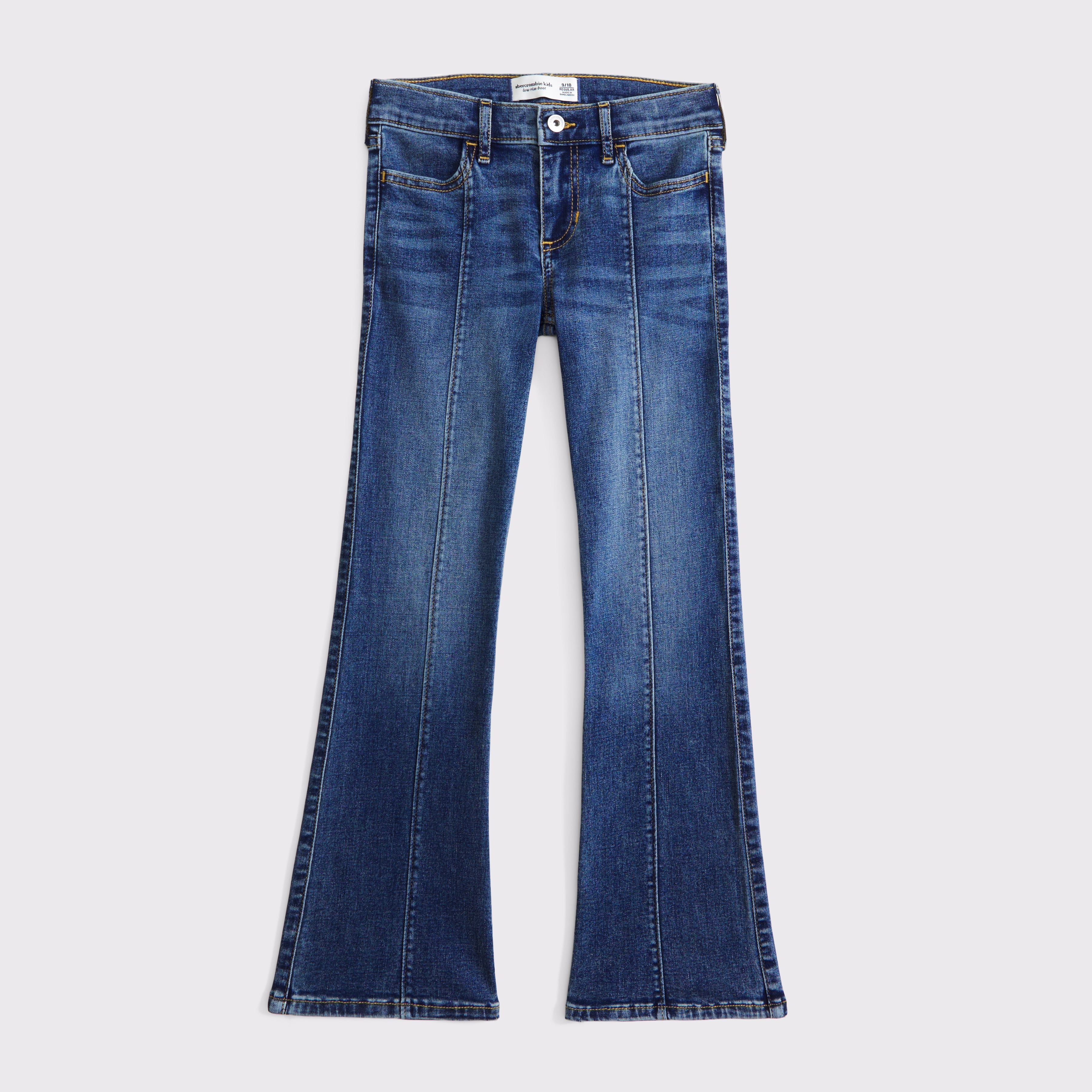 Abercrombie & Fitch Kids' Low Rise Bootcut Jeans In Blue