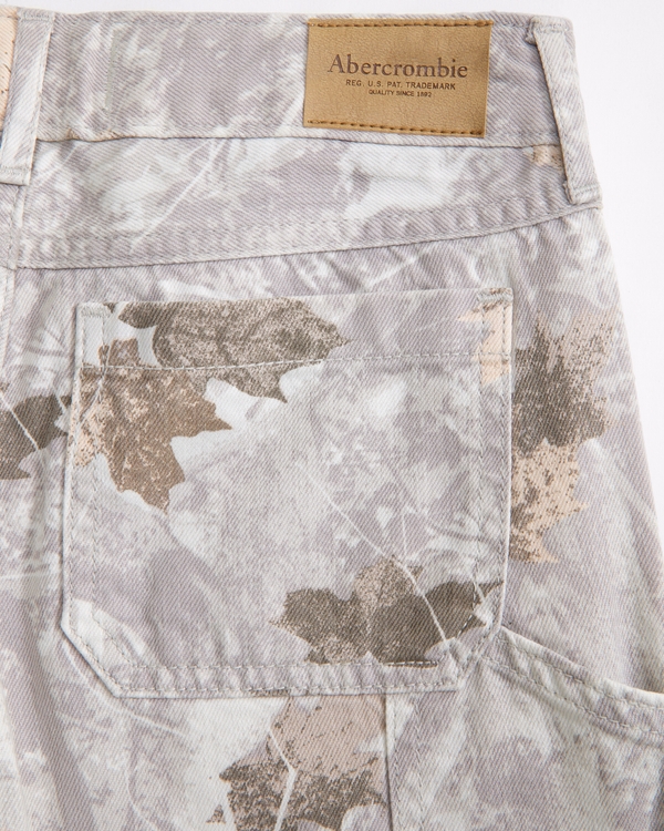 lightweight low rise baggy jeans, Camo view 2