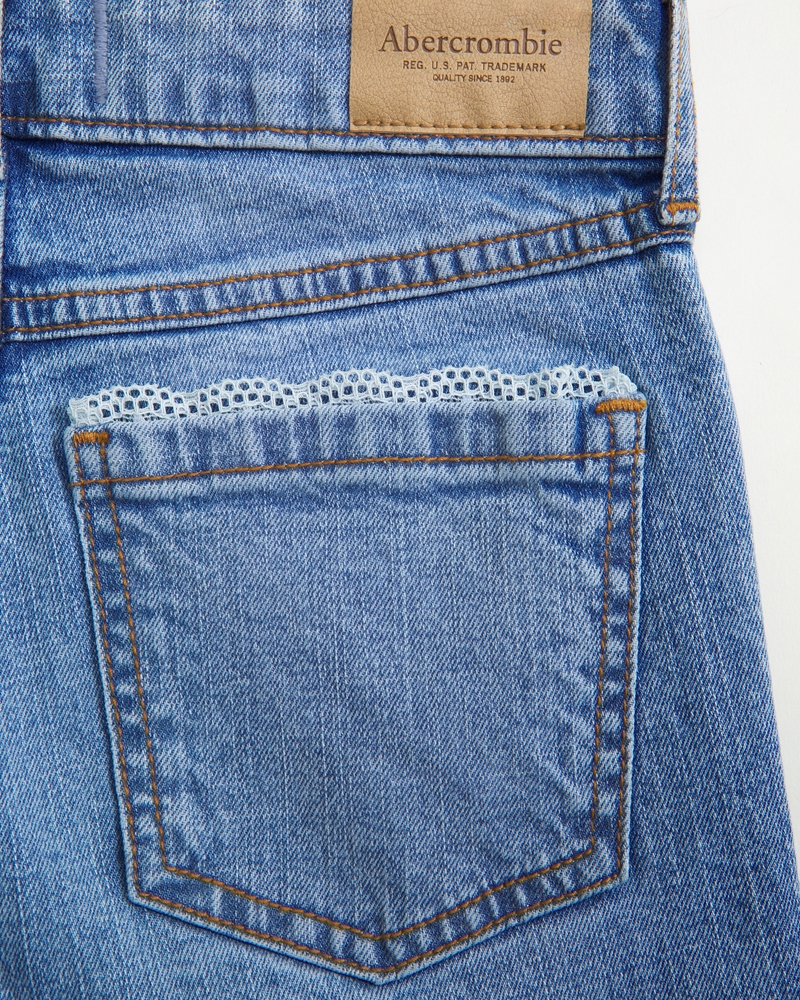 high rise wide leg jeans
