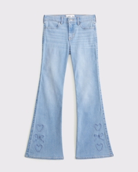high rise flare jeans