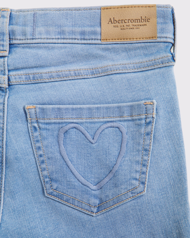 high rise flare jeans