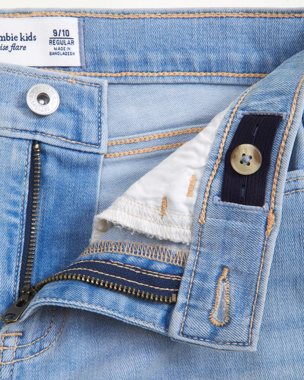 high rise flare jeans