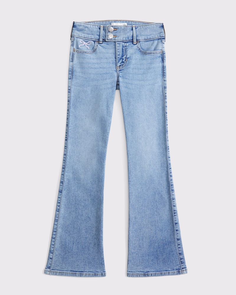 low rise bootcut jeans