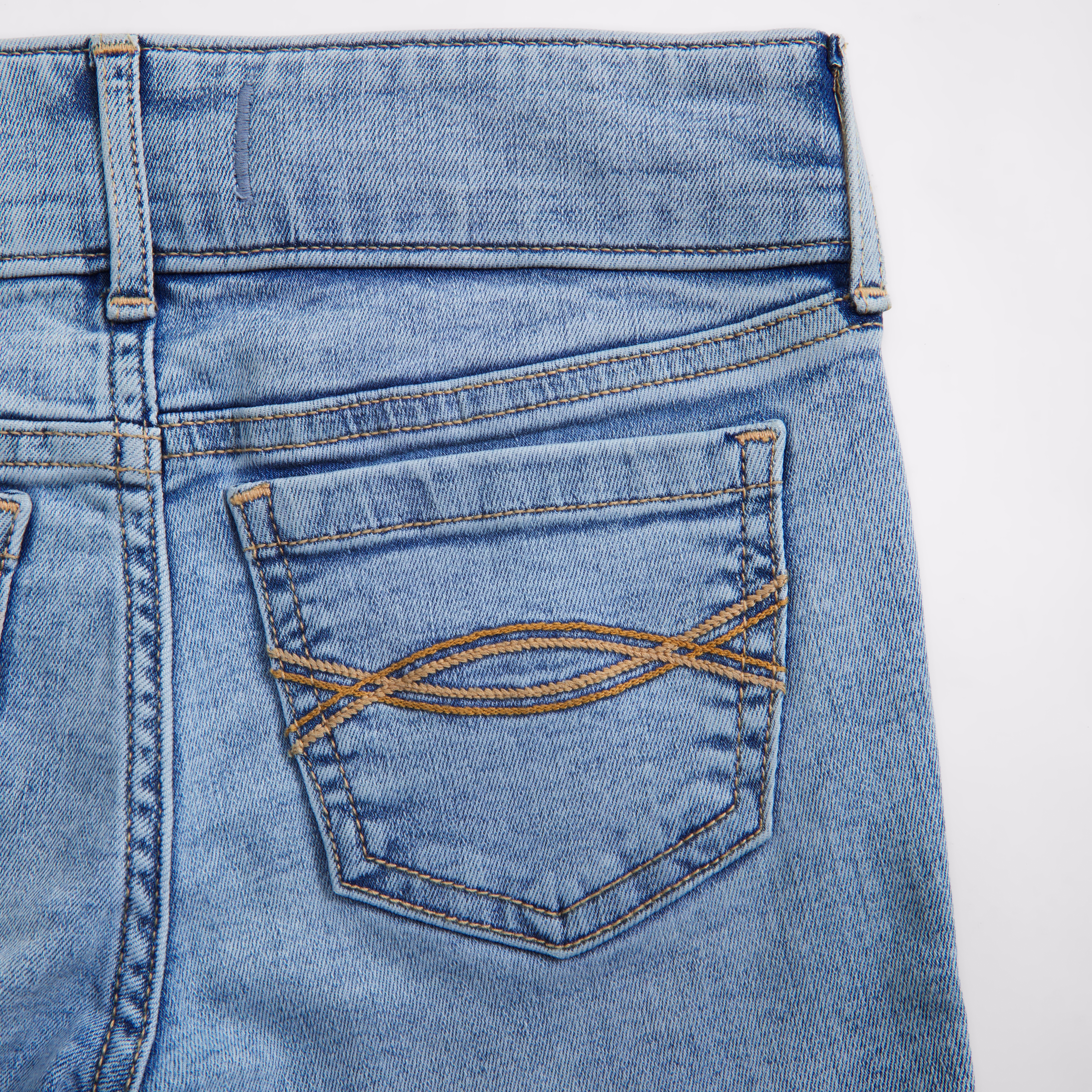 Abercrombie & Fitch Low Rise Bootcut Jeans In Brown