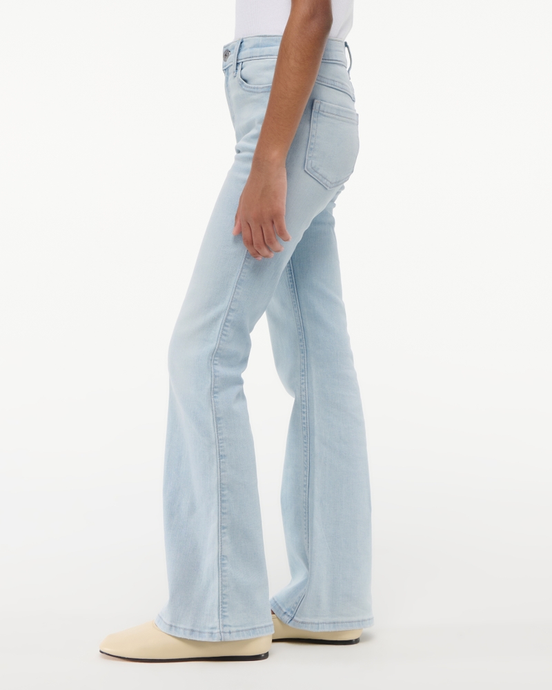 high rise flare jeans