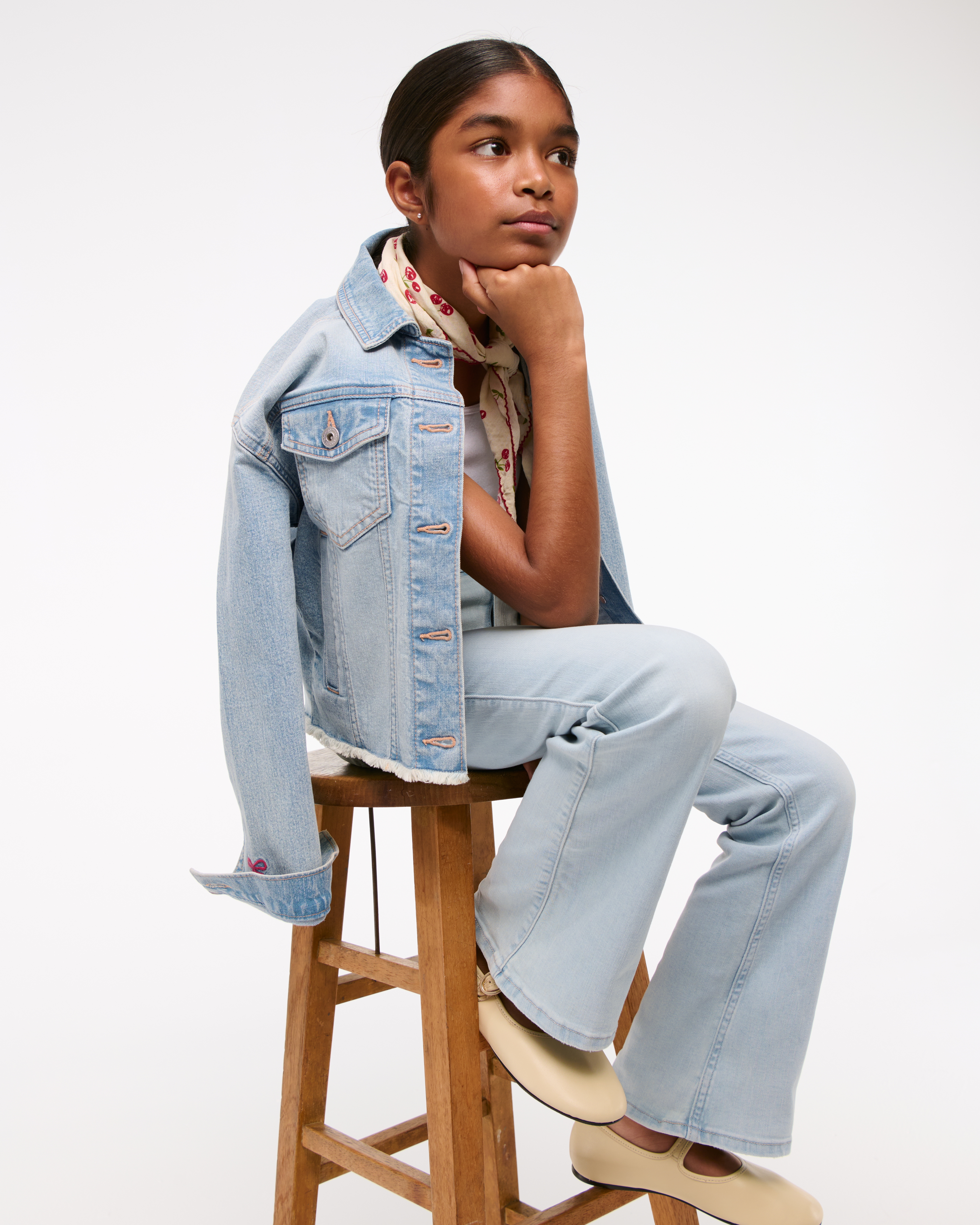 Abercrombie & Fitch High Rise Flare Jeans In Brown