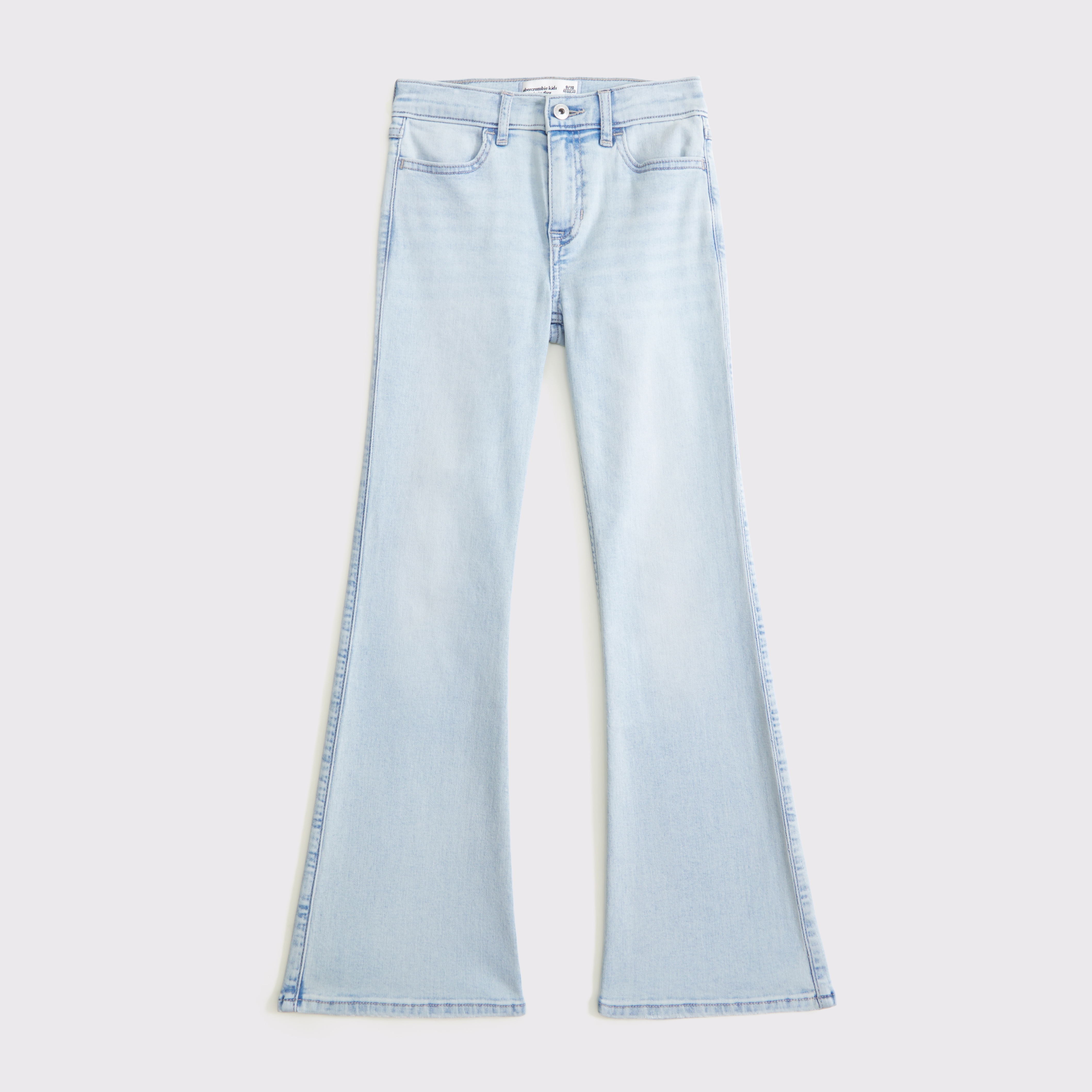 Abercrombie & Fitch High Rise Flare Jeans In Brown