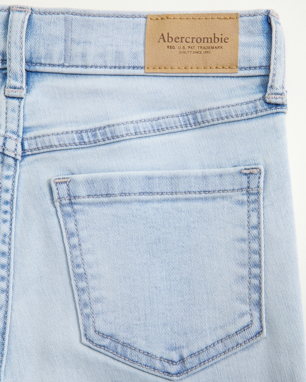 high rise flare jeans, Light Wash view 2