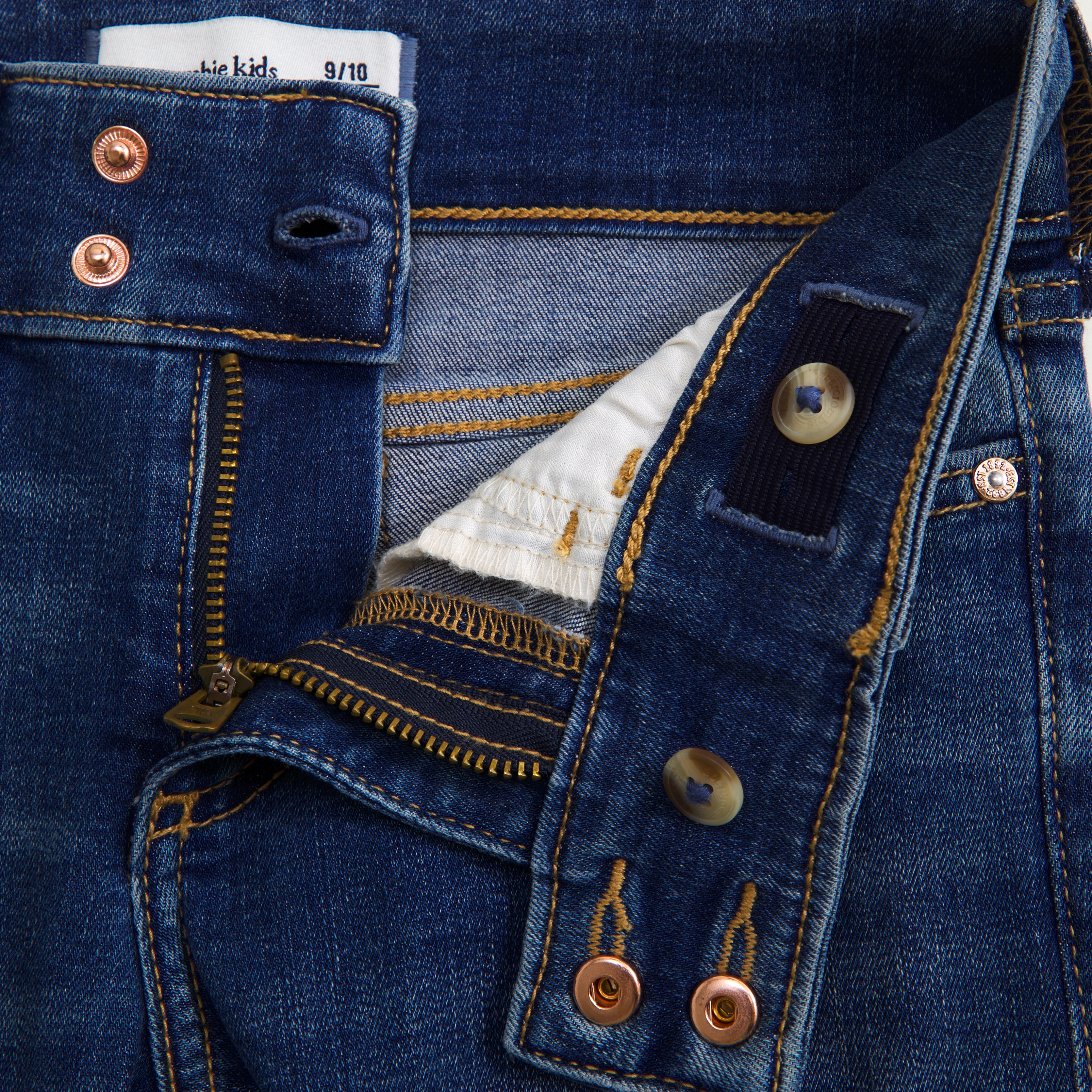 Abercrombie & Fitch Low Rise Bootcut Jeans In Blue