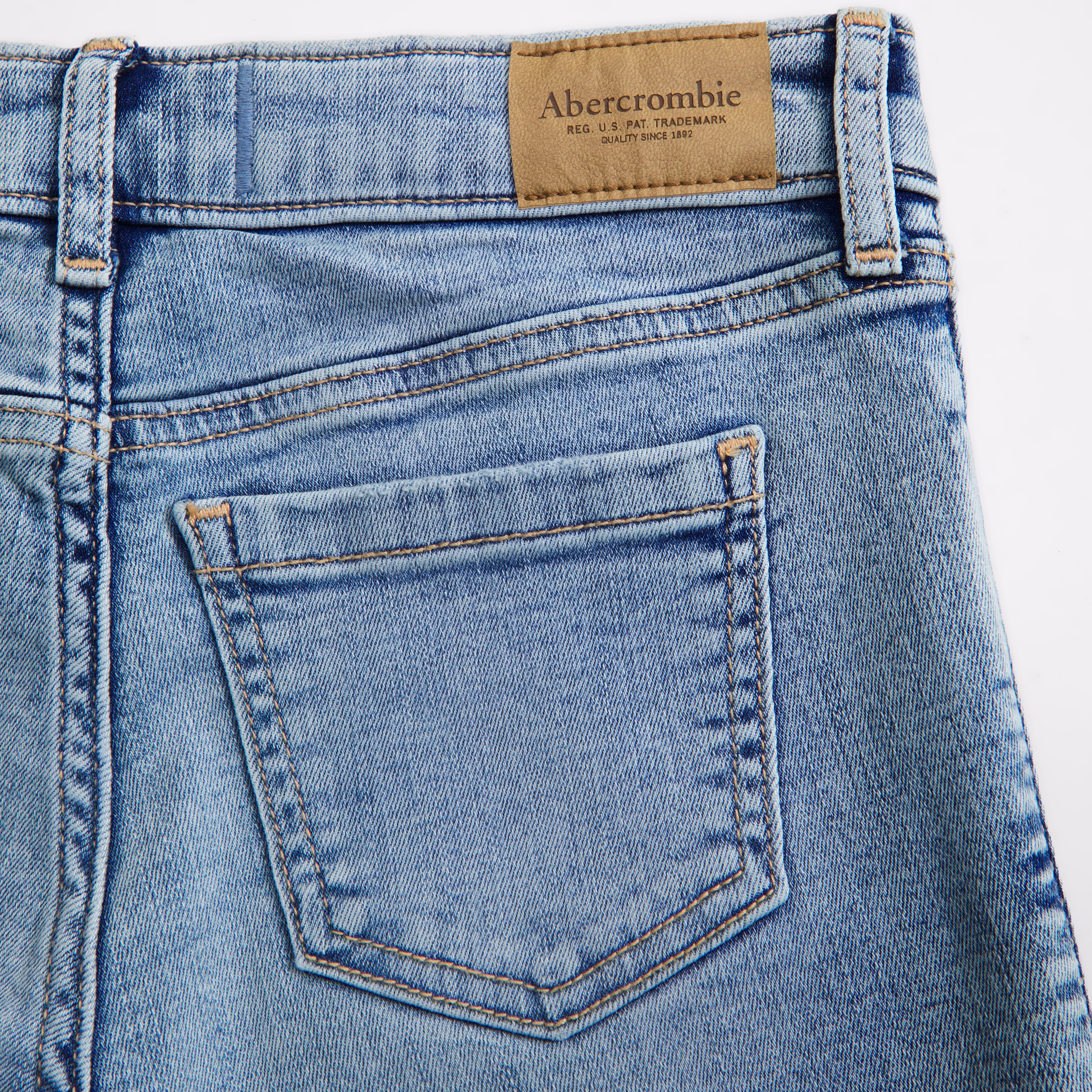 Abercrombie & Fitch Low Rise Skinny Jeans In Brown