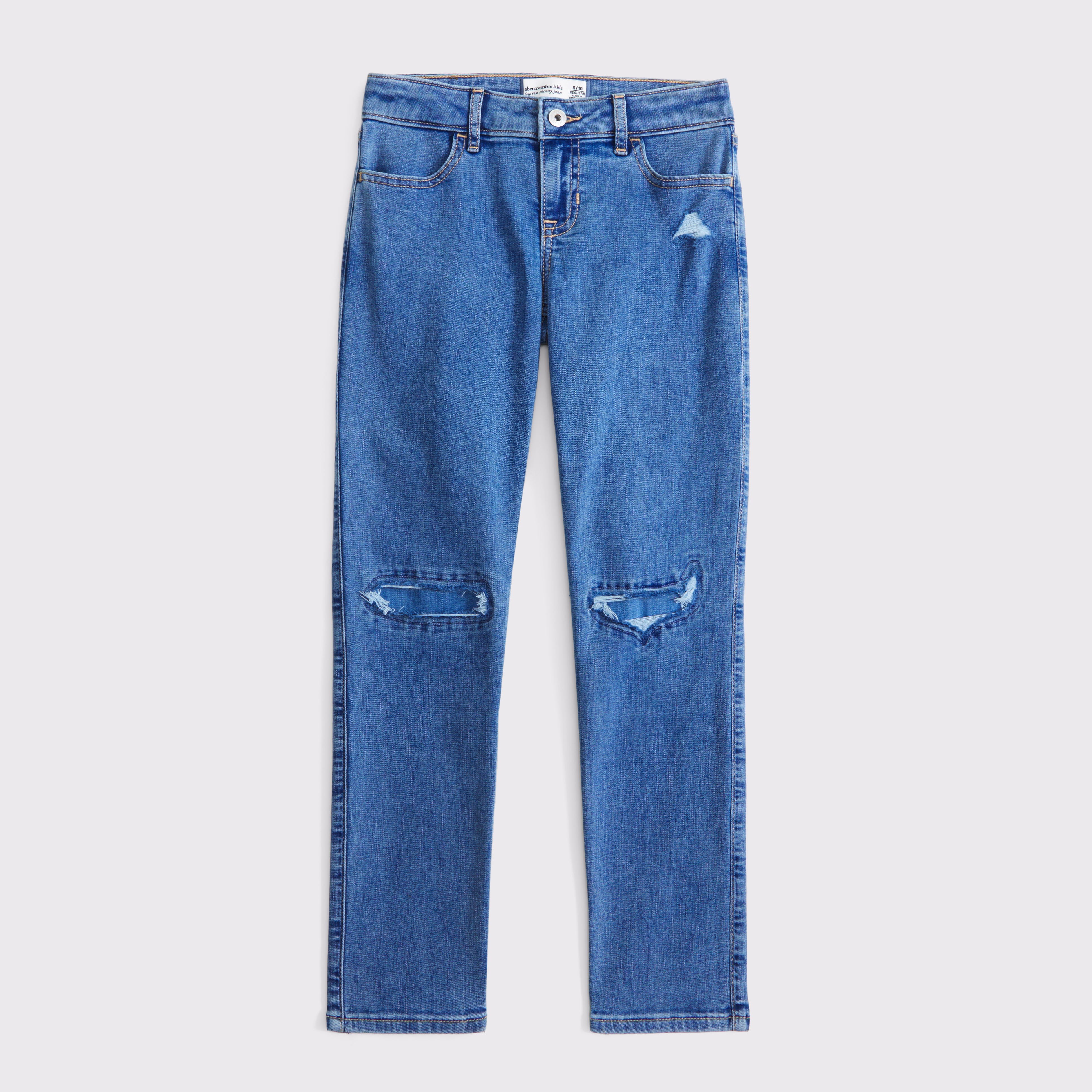Abercrombie & Fitch Kids' Low Rise Skinny Jeans In Blue