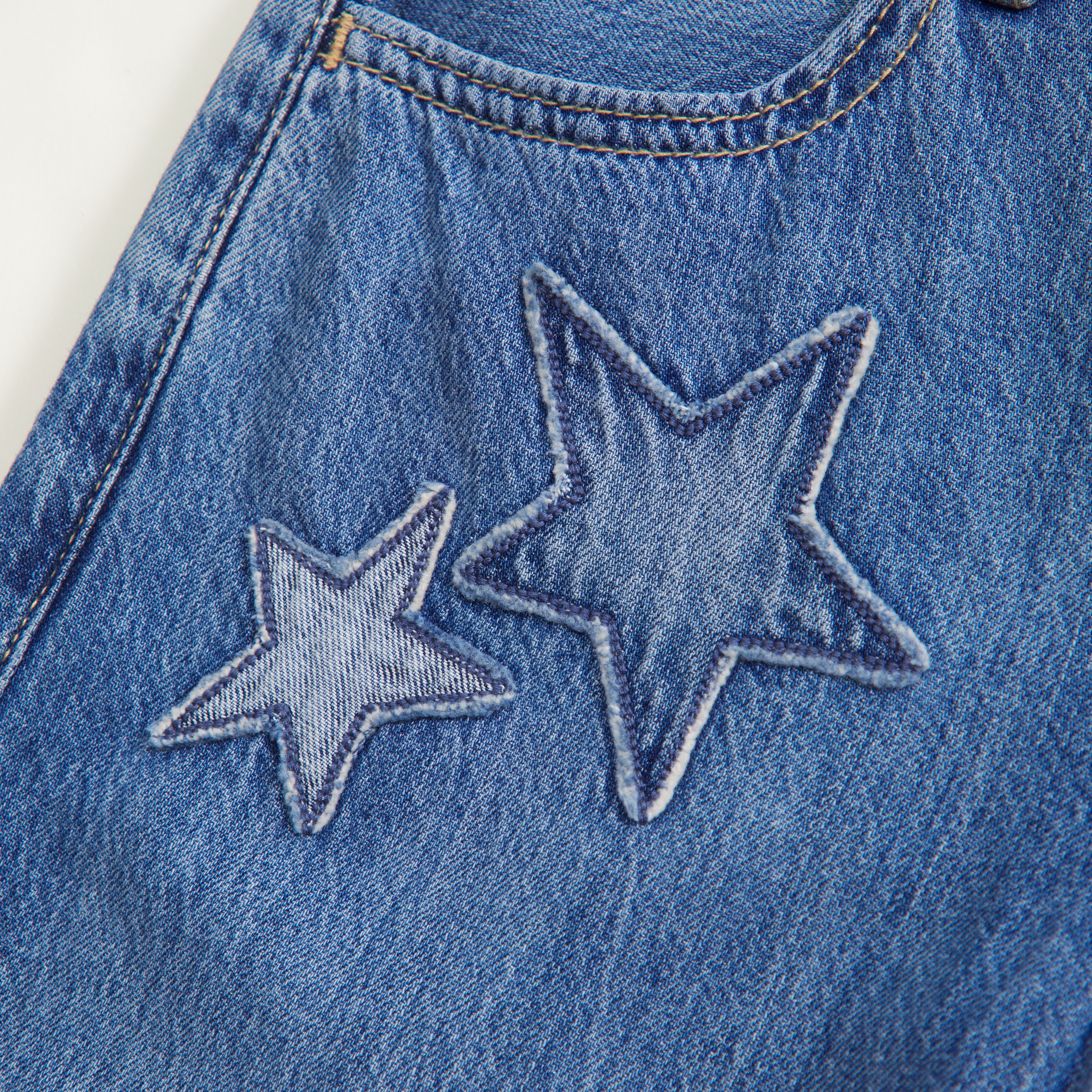 Abercrombie & Fitch High Rise Ultra Wide Leg Jeans In Blue