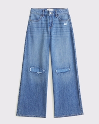 high rise ultra wide leg jeans