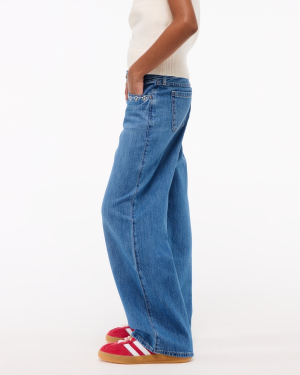 low rise baggy jeans