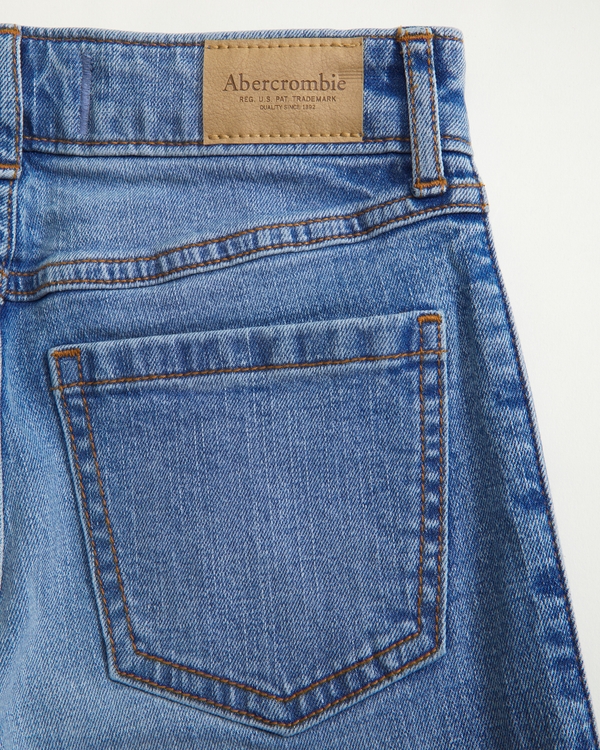 high rise wide leg jeans