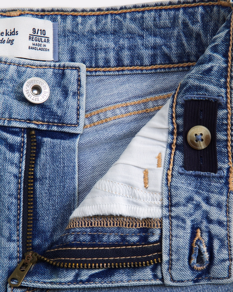 high rise wide leg jeans