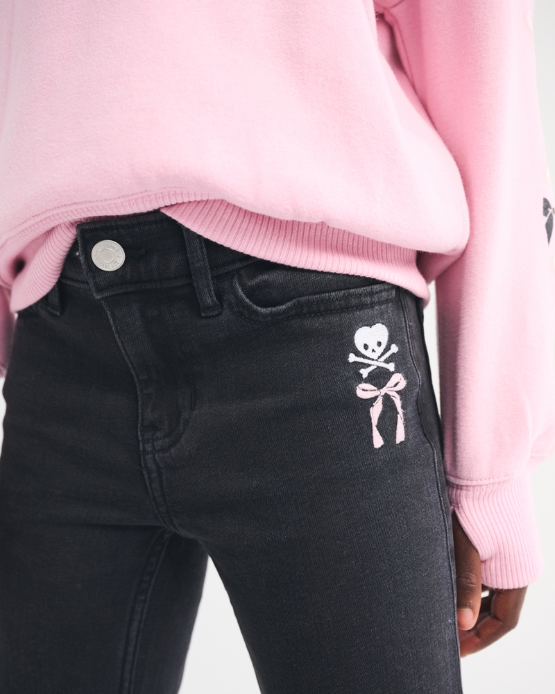 high rise flare jeans