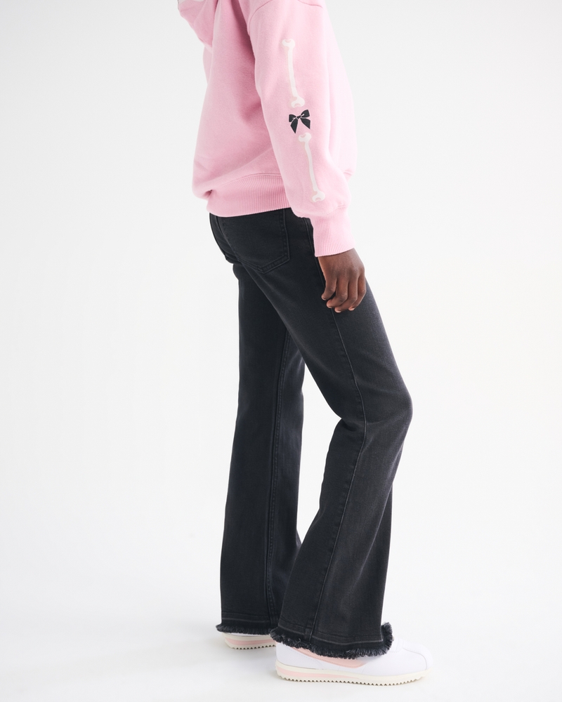 high rise flare jeans