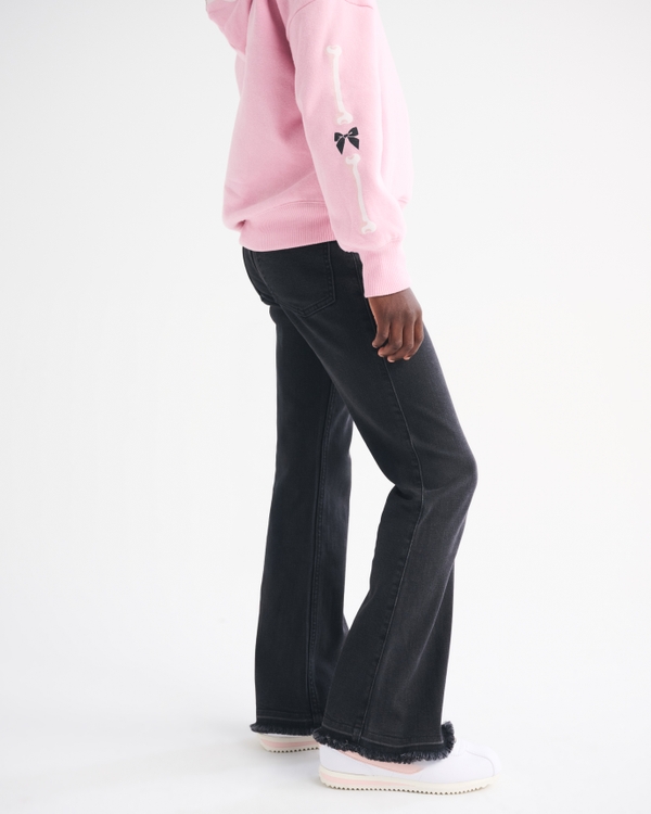high rise flare jeans