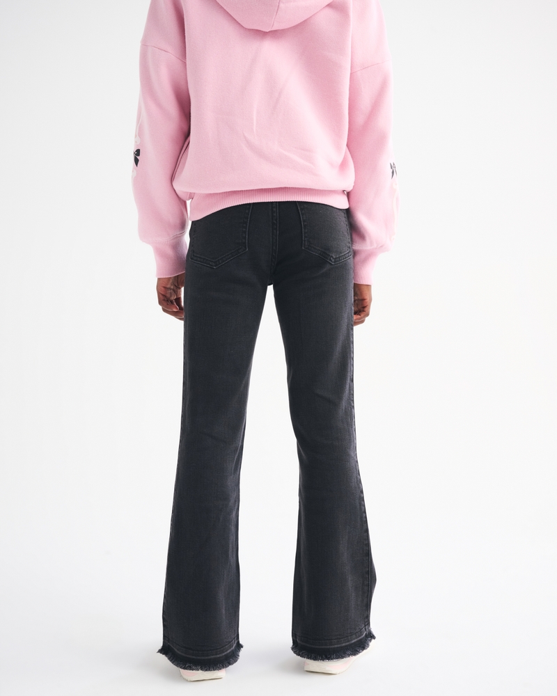 high rise flare jeans