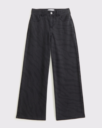 high rise ultra wide leg jeans