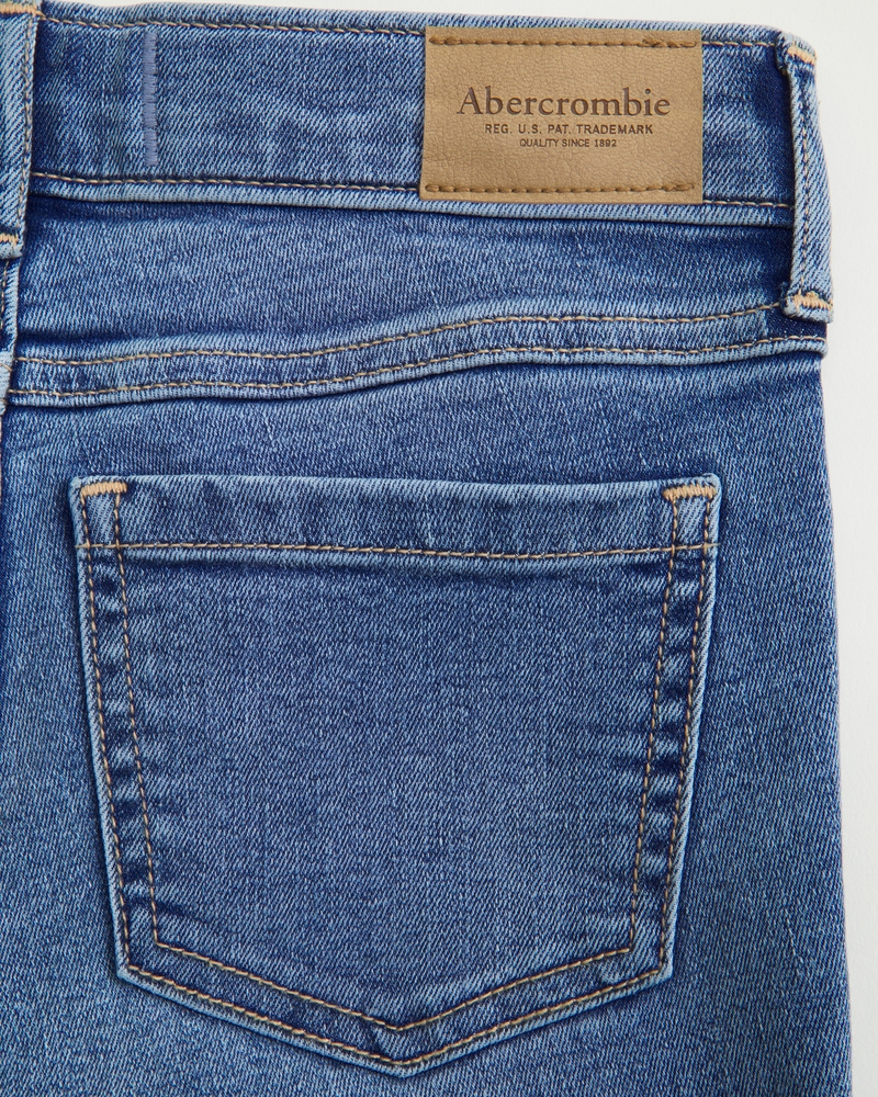 high rise flare jeans