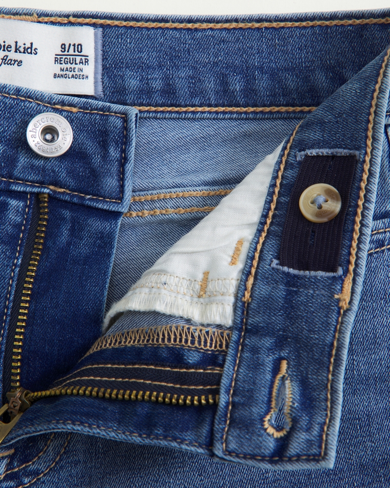 high rise flare jeans