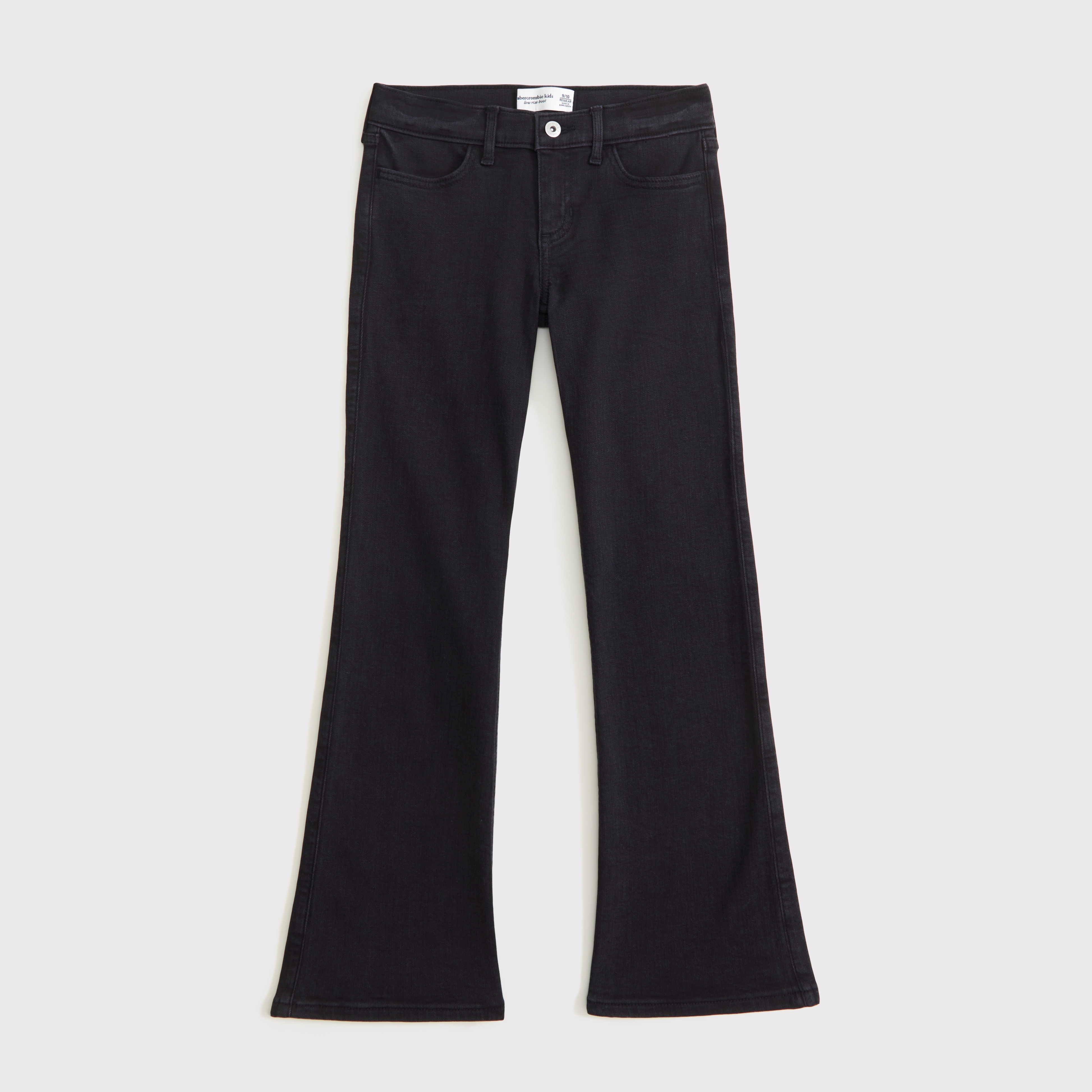 Abercrombie & Fitch Kids' Low Rise Bootcut Jeans In Black